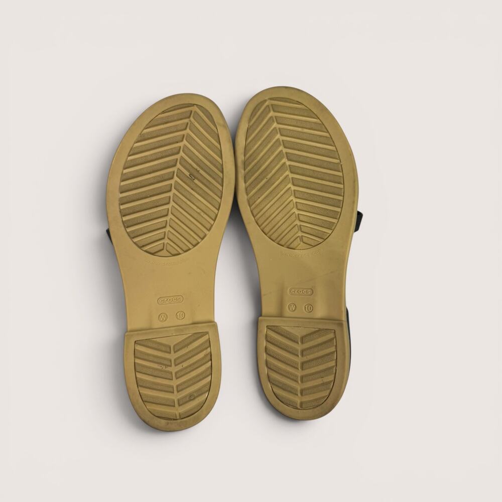 Crocs Women’s Tulum Open Toe Strappy Slip On Flat Sandals Size 10 - Picture 11 of 12